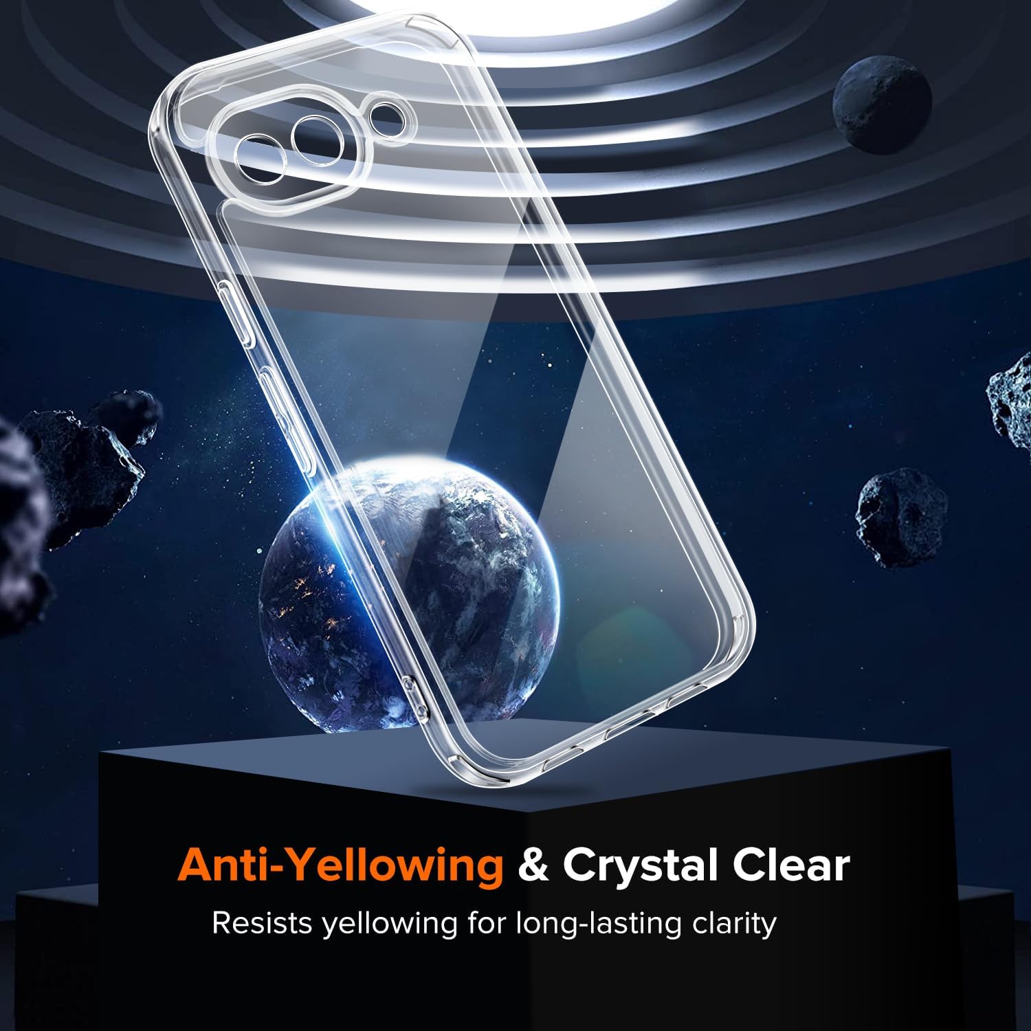 Thumbnail 5 de ivoler Google Pixel 10a Phone Case with 2 Pieces Tempered Glass – Military-Grade Protection, Clear