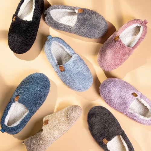 Thumbnail 6 de EverFoams Women Faux Shearling Indoor Slippers (Pink, UK 7-8) – Comfort Meets Quiet Warmth