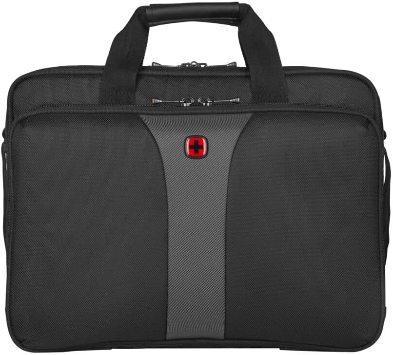 Thumbnail 2 de WENGER Legacy 16 Laptop-Tasche zum Umhängen (bis 16 Zoll), 15 l, Organizer, Schwarz/Grau – 600648