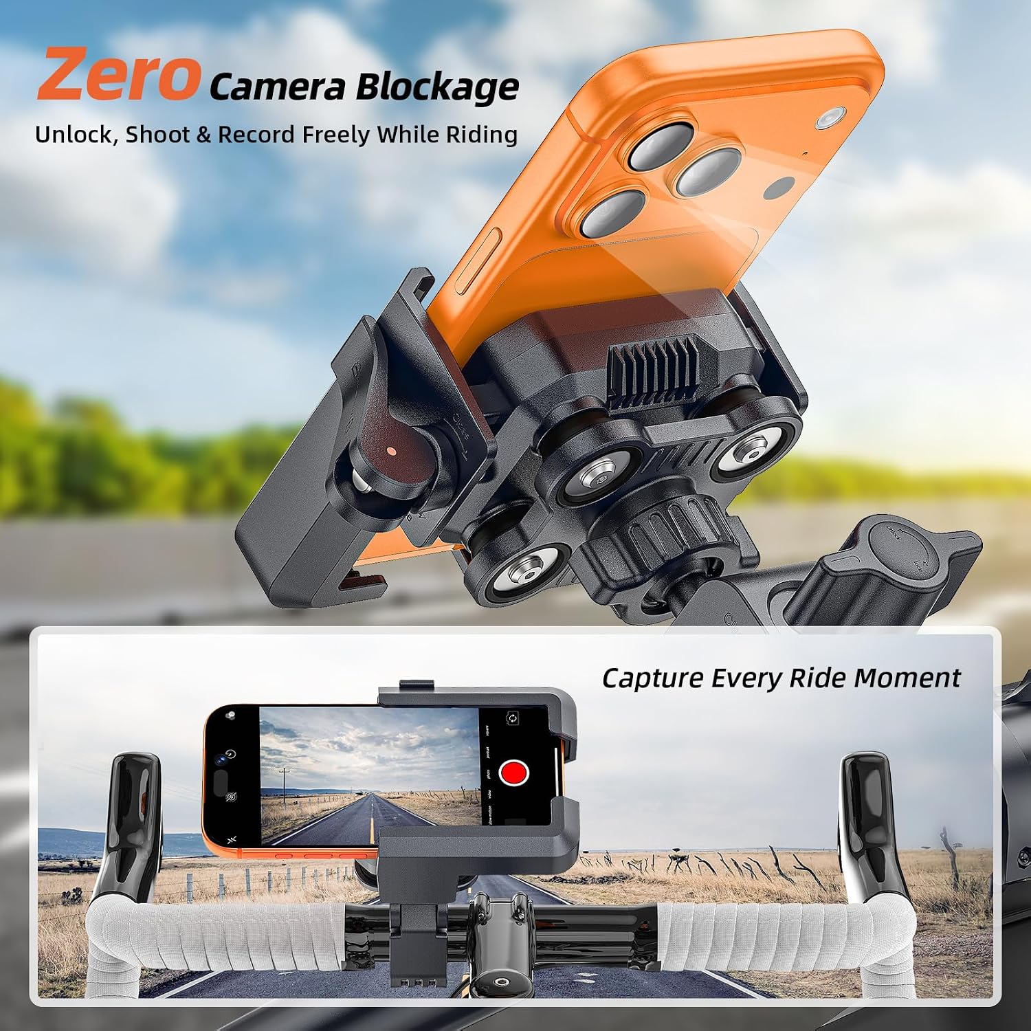 Detalle de Marsrider All-New Motorcycle Phone Mount 98%