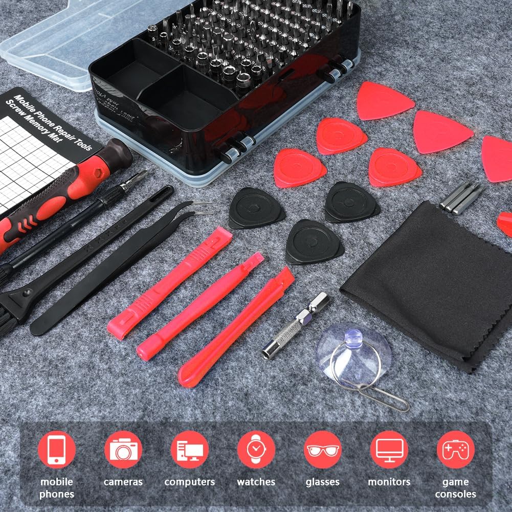 Thumbnail 6 de OSDUE 124-in-1 precisieschroevendraaierset met 101 bits en magnetische opslag