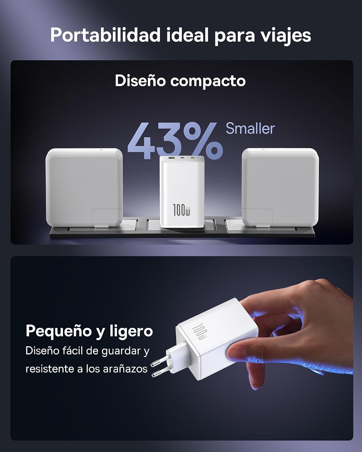 Thumbnail 4 de Baseus Enerfill Cargador USB C 100W