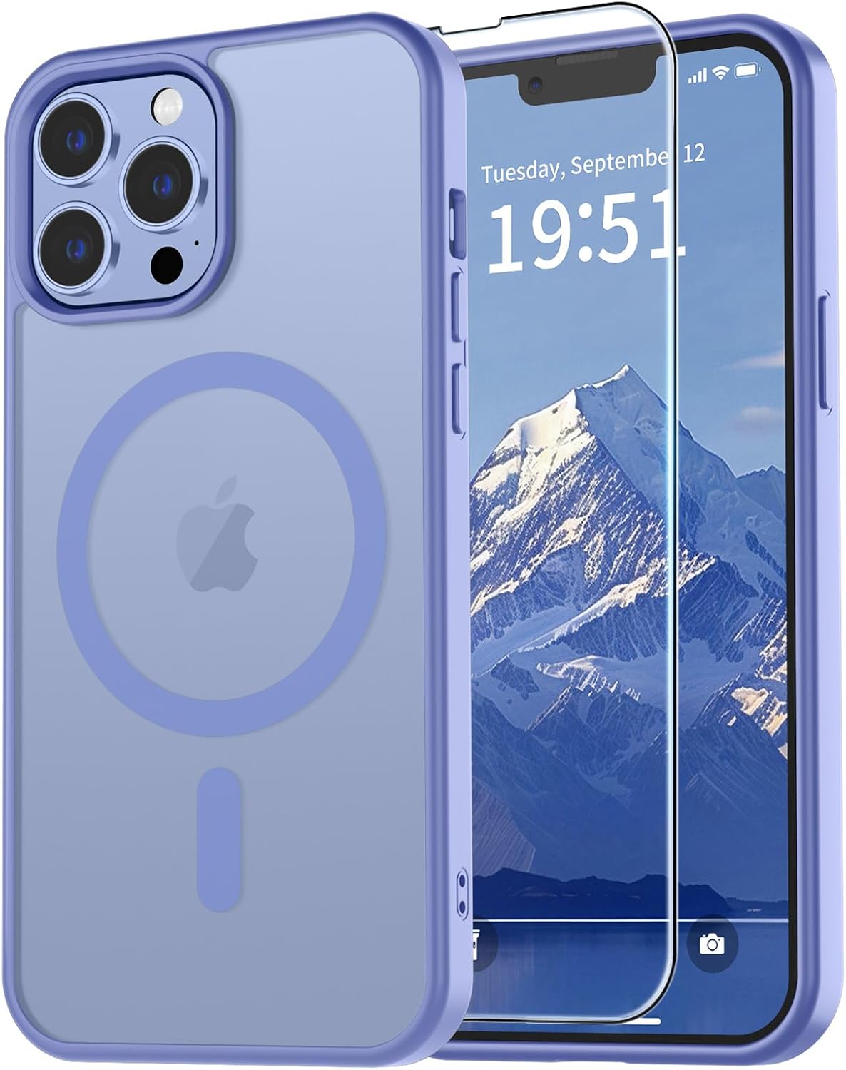 Detalle de iPhone 13 Pro Max case with magnetic charge