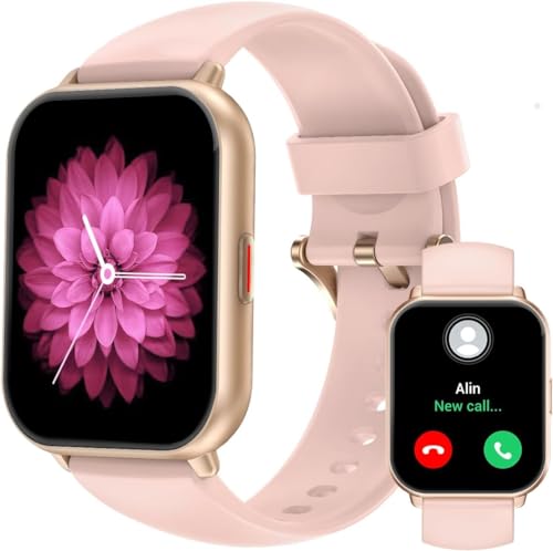 Detalle de RUIMEN Montre Connectée Femme – Écran AMOLED 1.83'', musique intégrée, IP68 et 113 modes sportifs