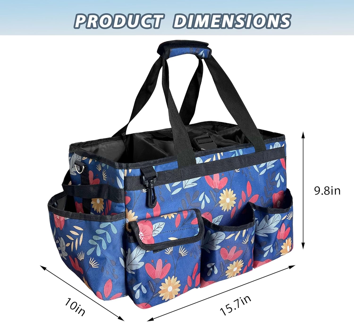 Thumbnail 3 de Borsa portaoggetti per la pulizia organizer grande blu