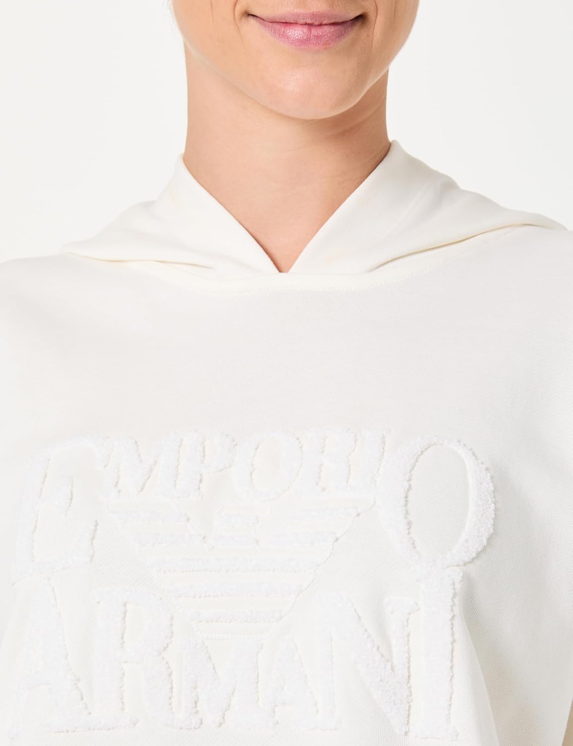 Detalle 2 de Emporio Armani Sweatshirt T-Shirt Donna – stile semplice e comfort premium