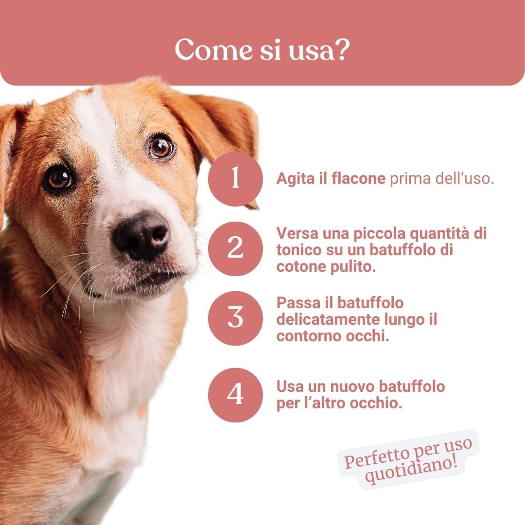 Thumbnail 6 de Tonico Detergente per Occhi Cane Bau Pulizia Occhi Lacrimazione