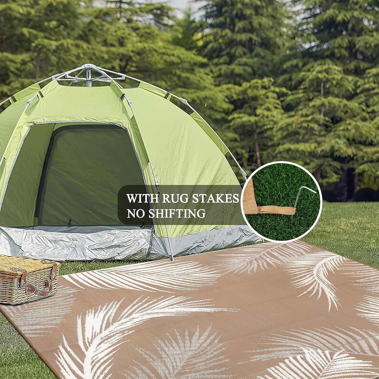 Thumbnail 4 de Pauwer 9x12 Waterproof Outdoor Rug