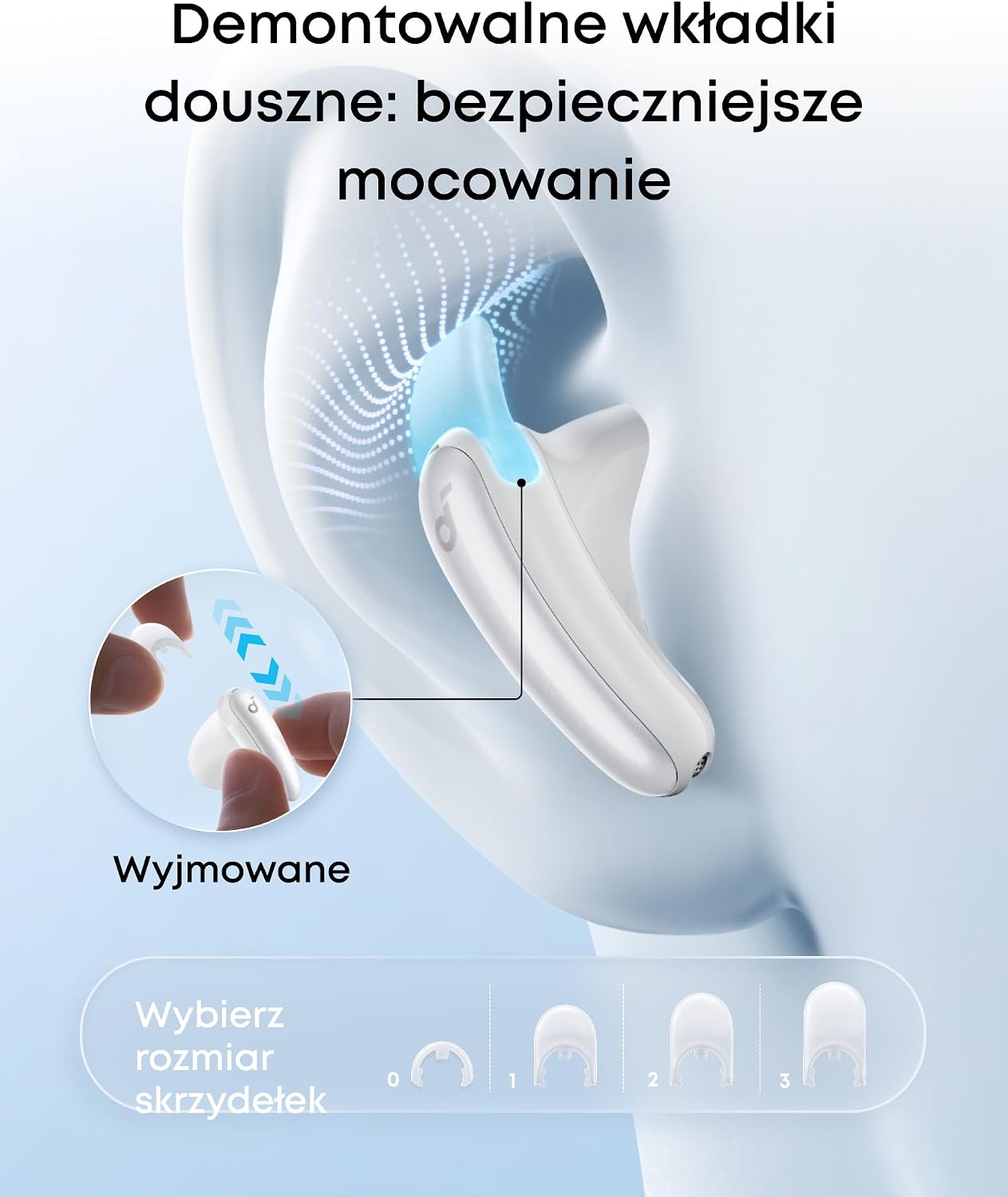 Thumbnail 5 de Soundcore Liberty Buds D1200 – słuchawki TWS z ANC i 4 rozmiarami wkładek
