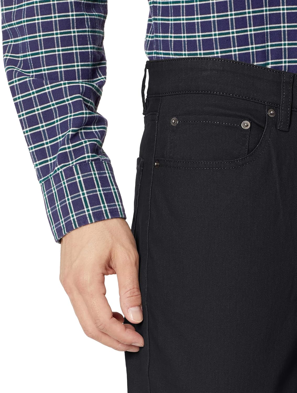 Thumbnail 2 de Amazon Essentials Men’s Relaxed-Fit 5-Pocket Stretch Twill Trousers