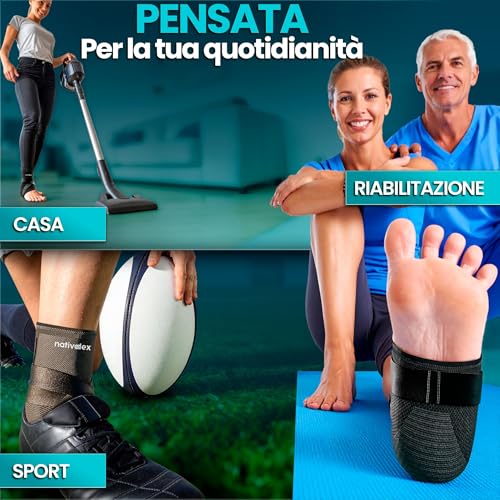 Thumbnail 4 de NativoDex Cavigliera Sportiva per Distorsione e Riabilitazione — Tutore Ortopedico