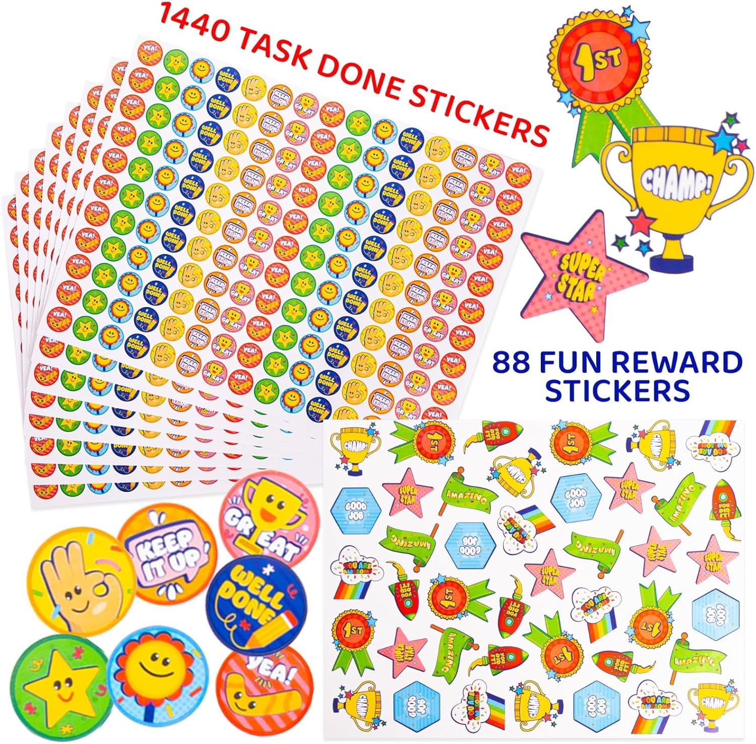 Thumbnail 4 de PUTSKA Behaviour Reward Chart for Kids 26 Charts