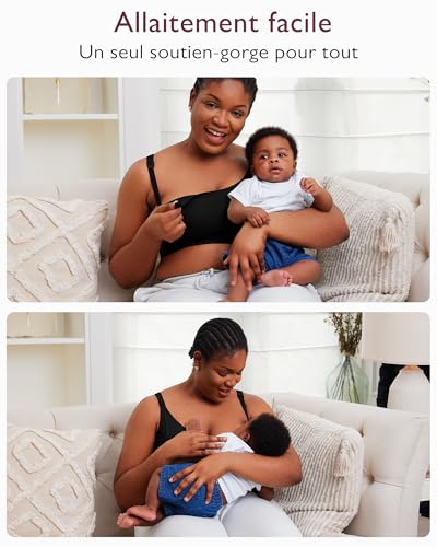 Detalle de Momcozy Soutien-Gorge d’Allaitement et Pompage mains libres ajustable