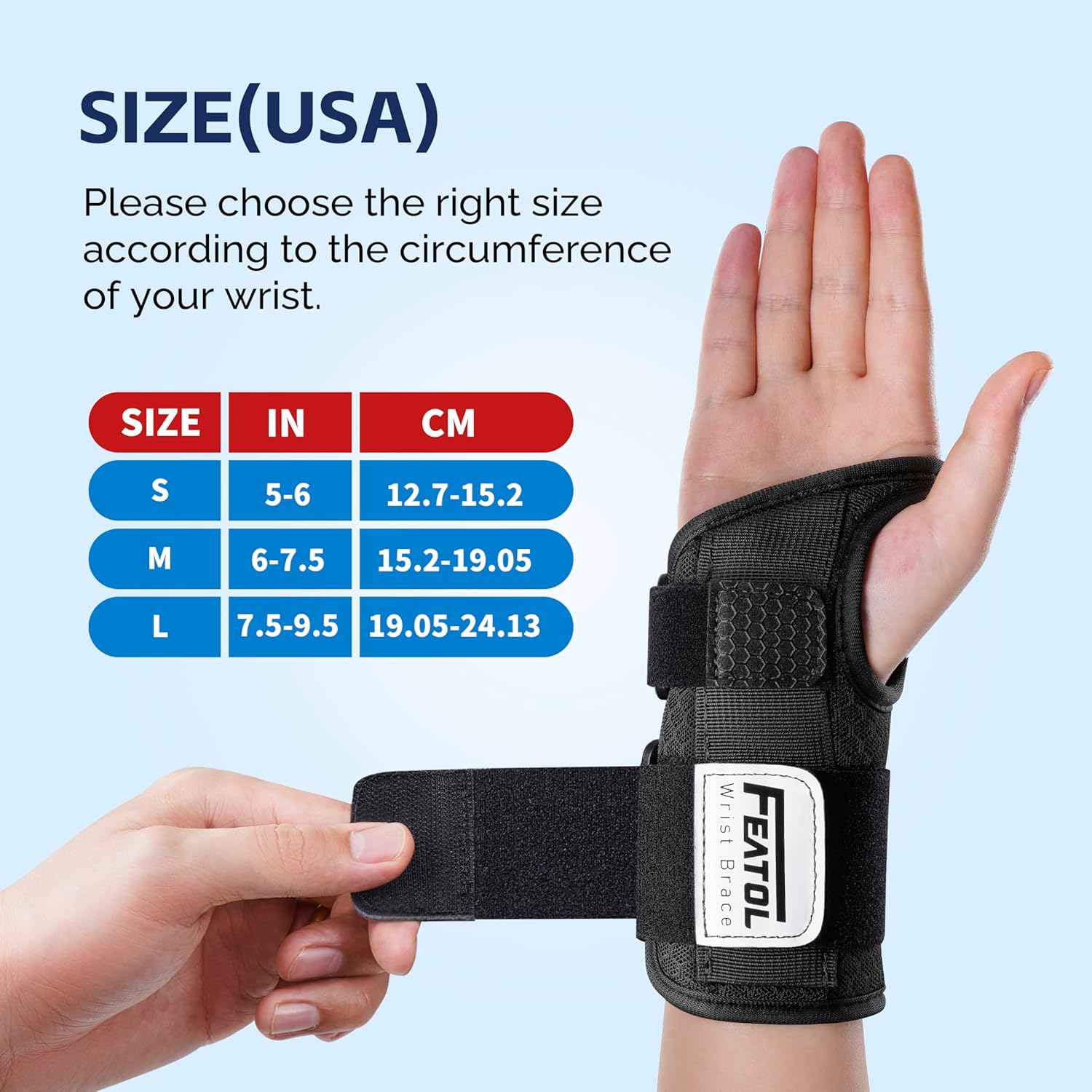 Thumbnail 4 de FEATOL 2 Pack 6.5" Wrist Brace 🩺