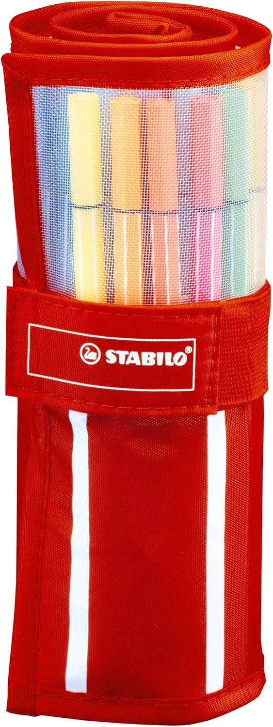 Detalle de STABILO Premium-Filzstift Pen 68-30er Rollerset – brillante Farben, 1 mm Spitze