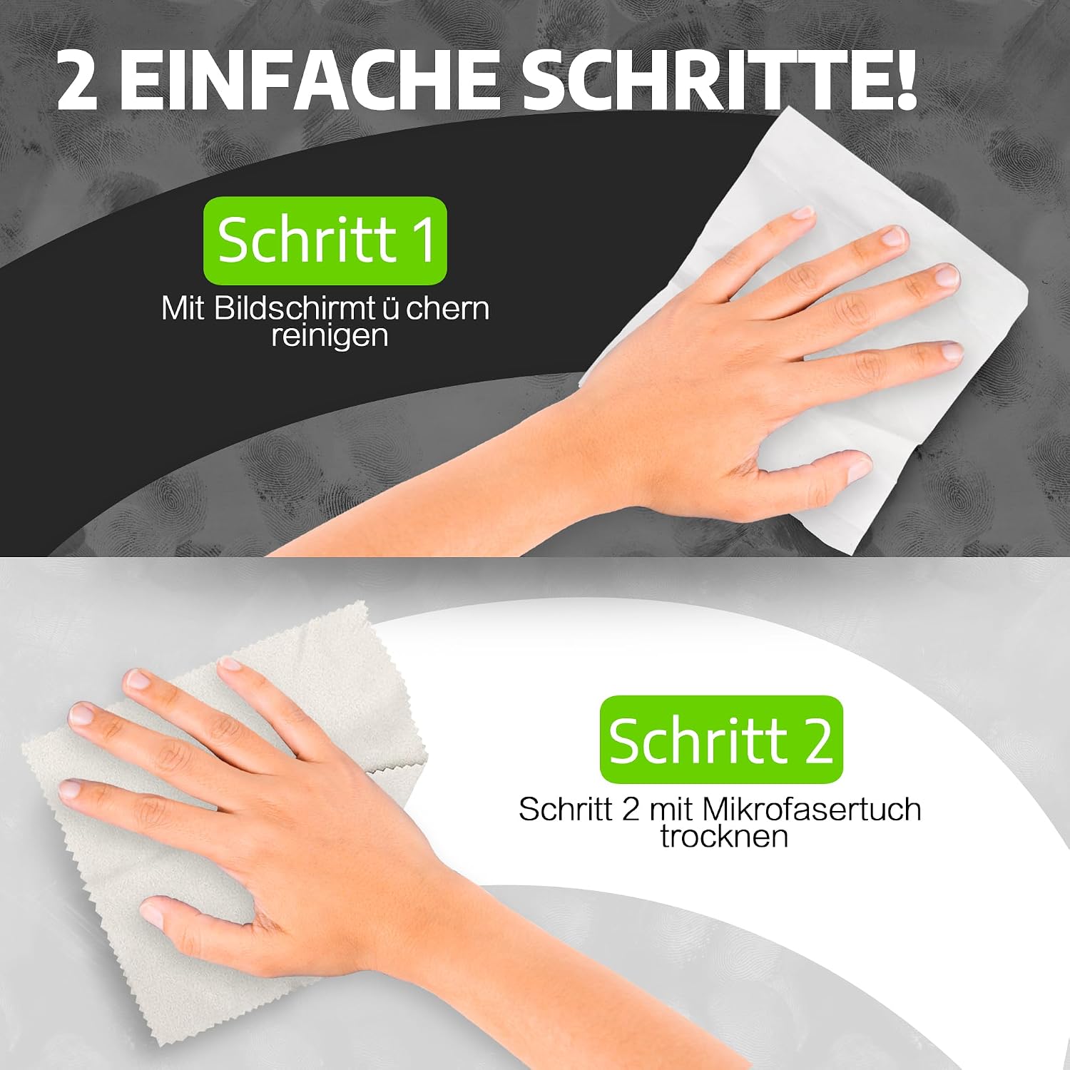 Thumbnail 5 de Bildschirm Reinigungstücher Brillenputztücher 60 Stück