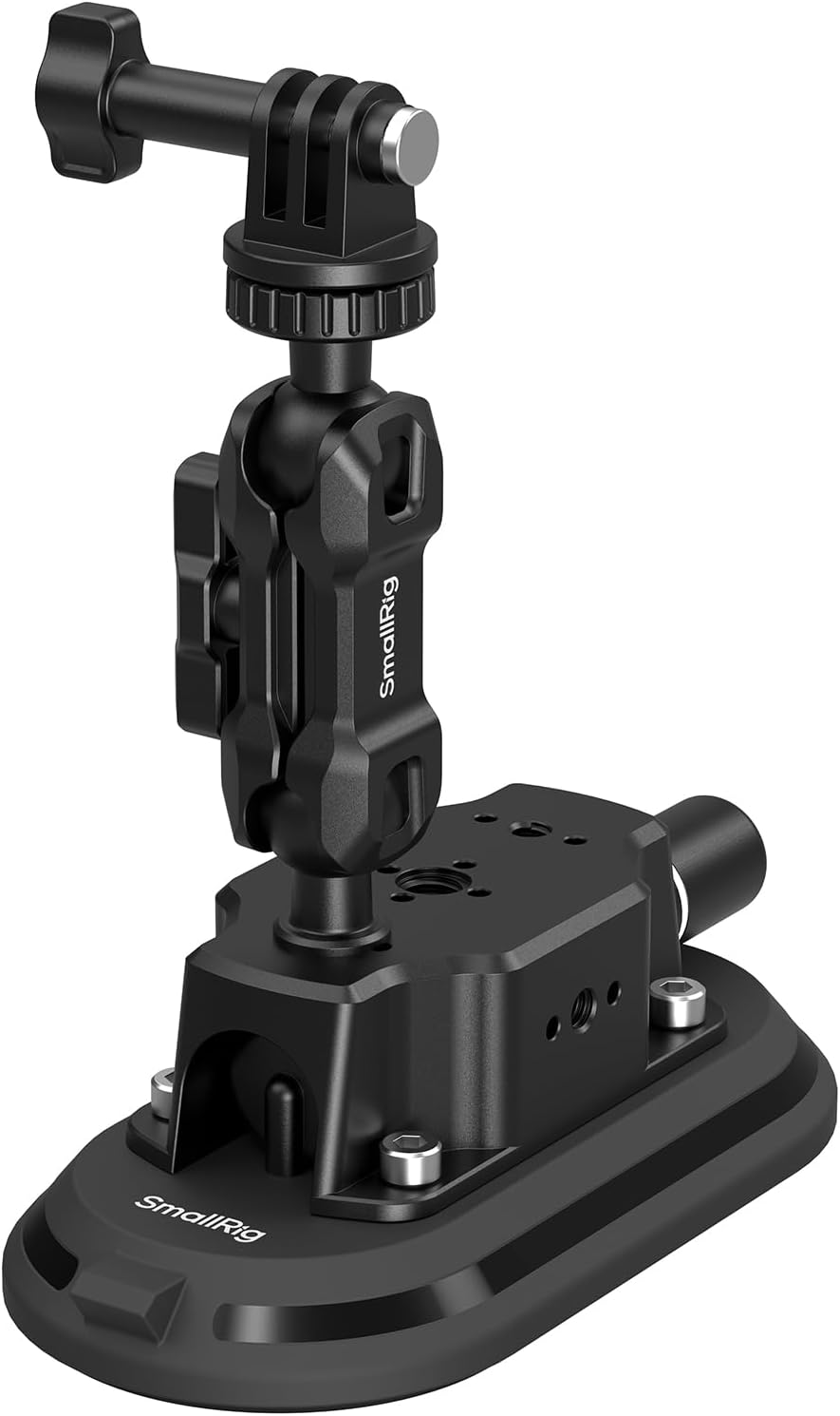 Detalle de SMALLRIG 5842 actiecamera-zuignap 3 x 6" met pompvergrendeling