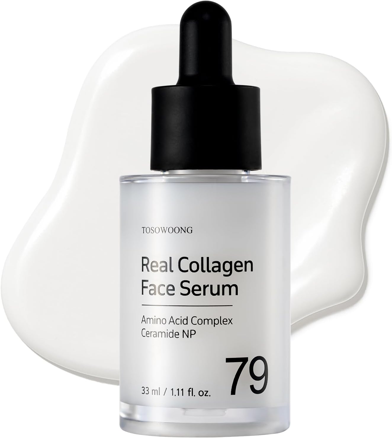 Detalle de TOSOWOONG Siero Real Collagen Viso – siero idratante con collagene idrolizzato e acido ialuronico (33 ml)