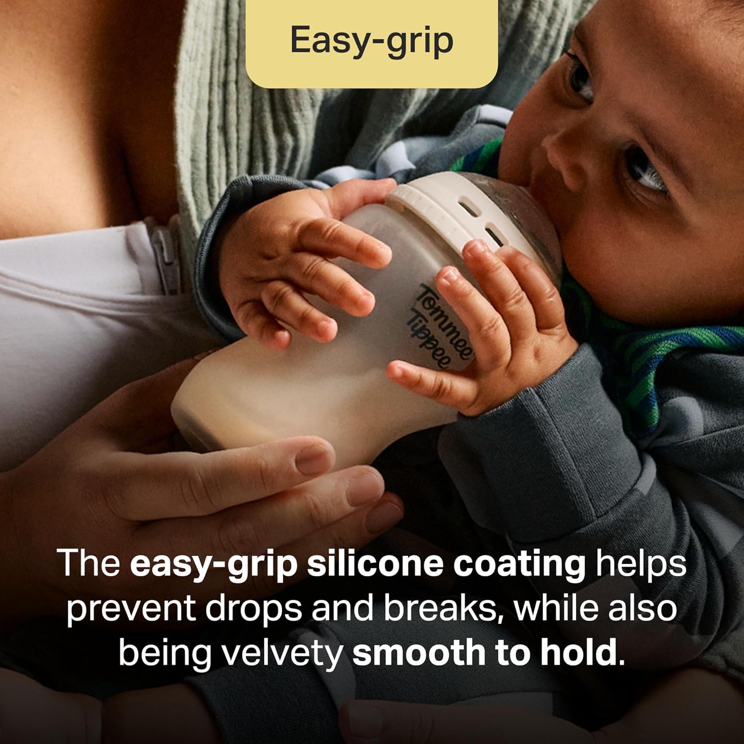 Thumbnail 4 de Tommee Tippee Biberon in vetro Natural Start con rivestimento in silicone 150 ml (2 pezzi)