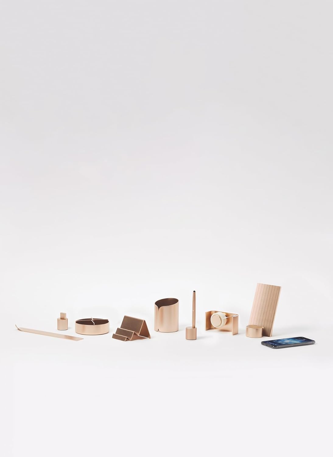 Thumbnail 2 de Lexon City règle en aluminium doré, 20 cm