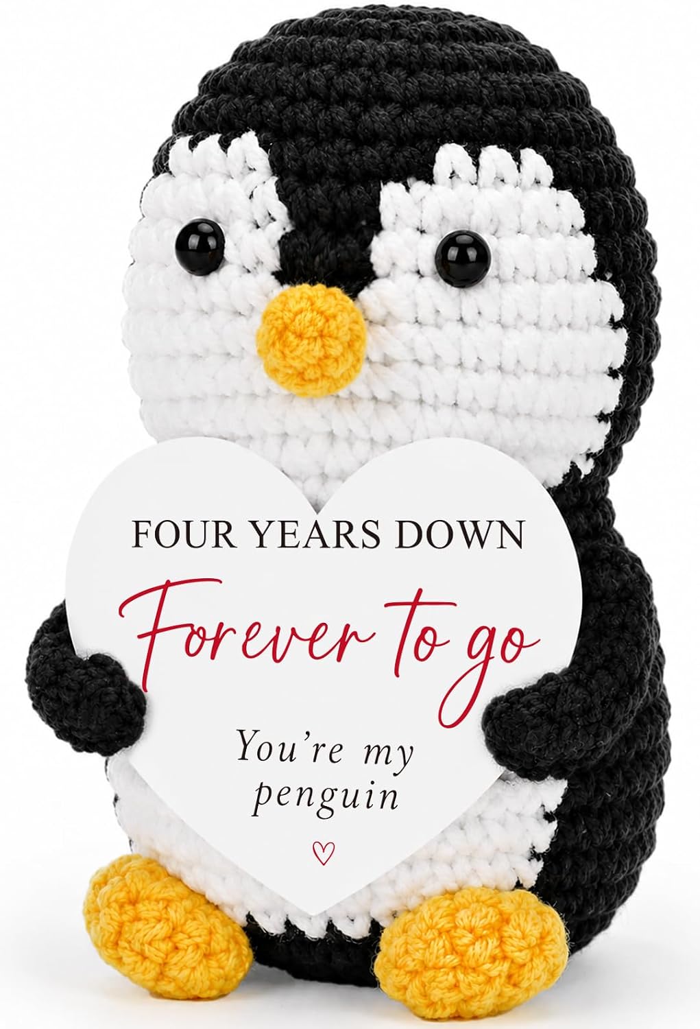 Detalle de Aisvrem Anniversary Penguin Keepsake, 4-Year