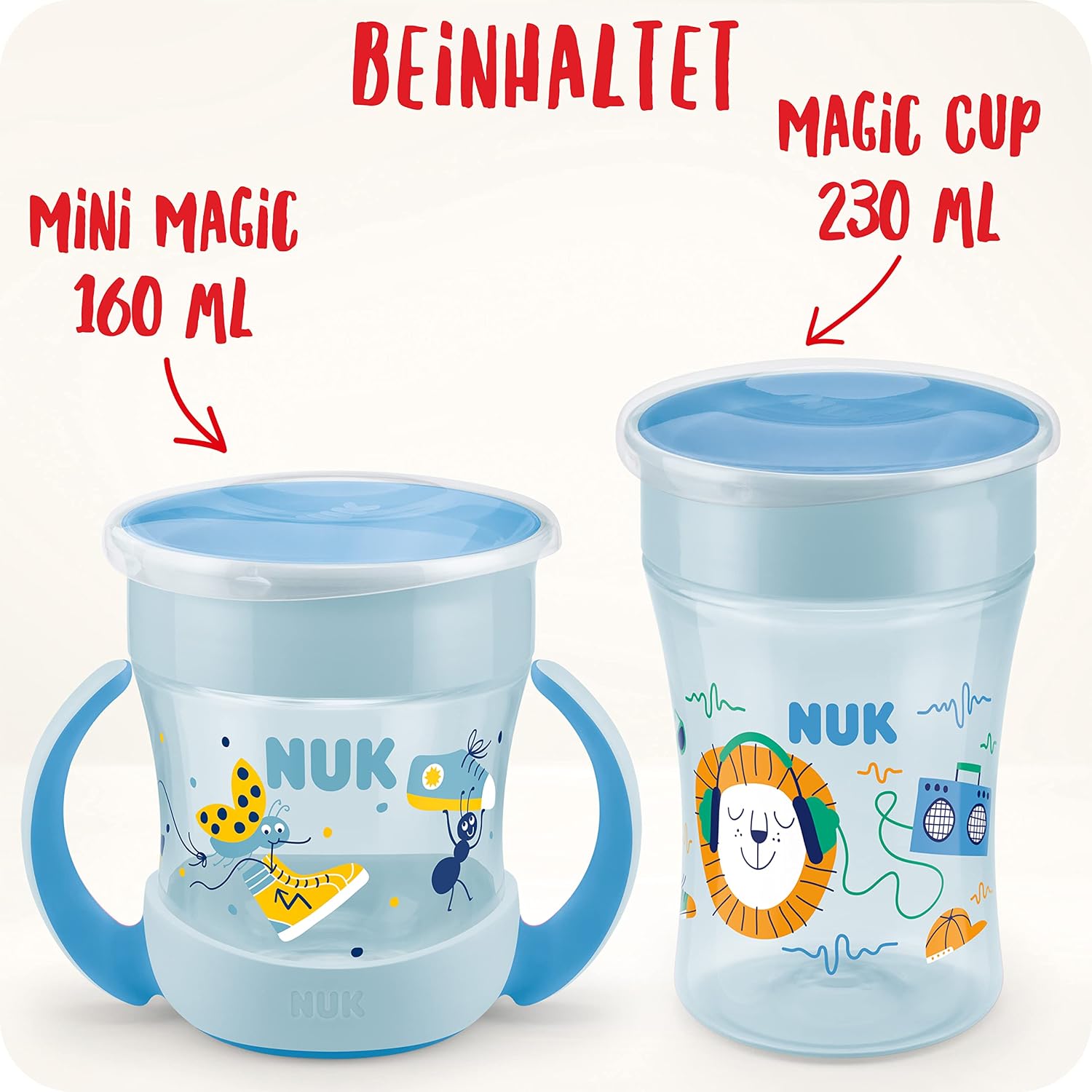 Detalle 2 de NUK Magic Cup Duo-Set 160 ml und 230 ml
