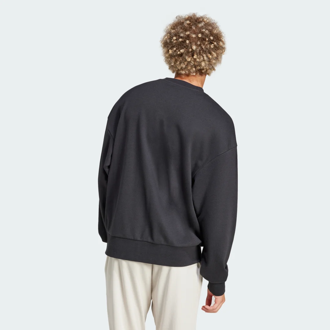 Detalle 2 de Sudadera Essentials Loose Fit 3 Bar Logo de Adidas — color negro