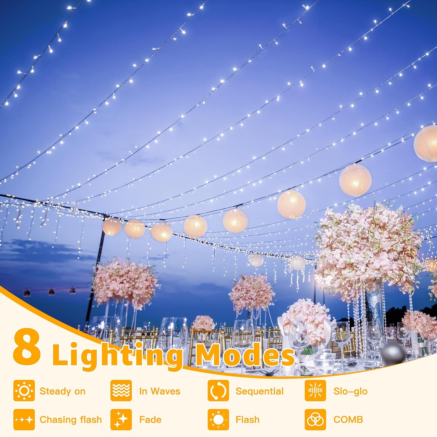 Detalle 2 de Ollny Outdoor 800 LED Fairy Lights 80m ๐