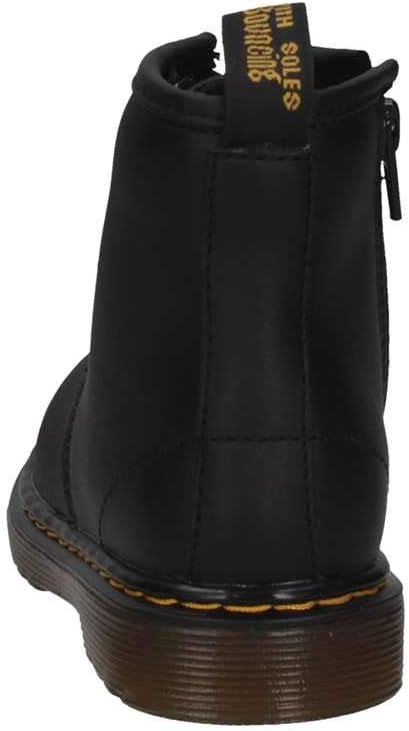 Detalle de Dr. Martens Brooklee, bottes mixte bébé - Noir (Black Softy T) – 24 EU