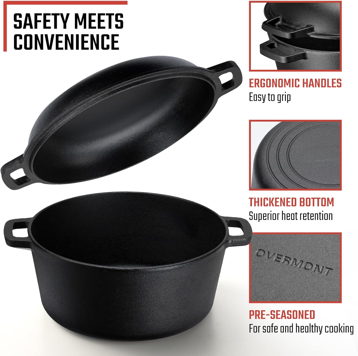 Thumbnail 6 de Overmont Dutch oven 7QT