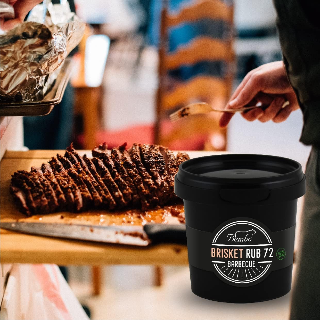 Thumbnail 3 de BBQ Brisket Rub Bembo – Mix Spezie per Punta di Petto di Manzo, 230 g