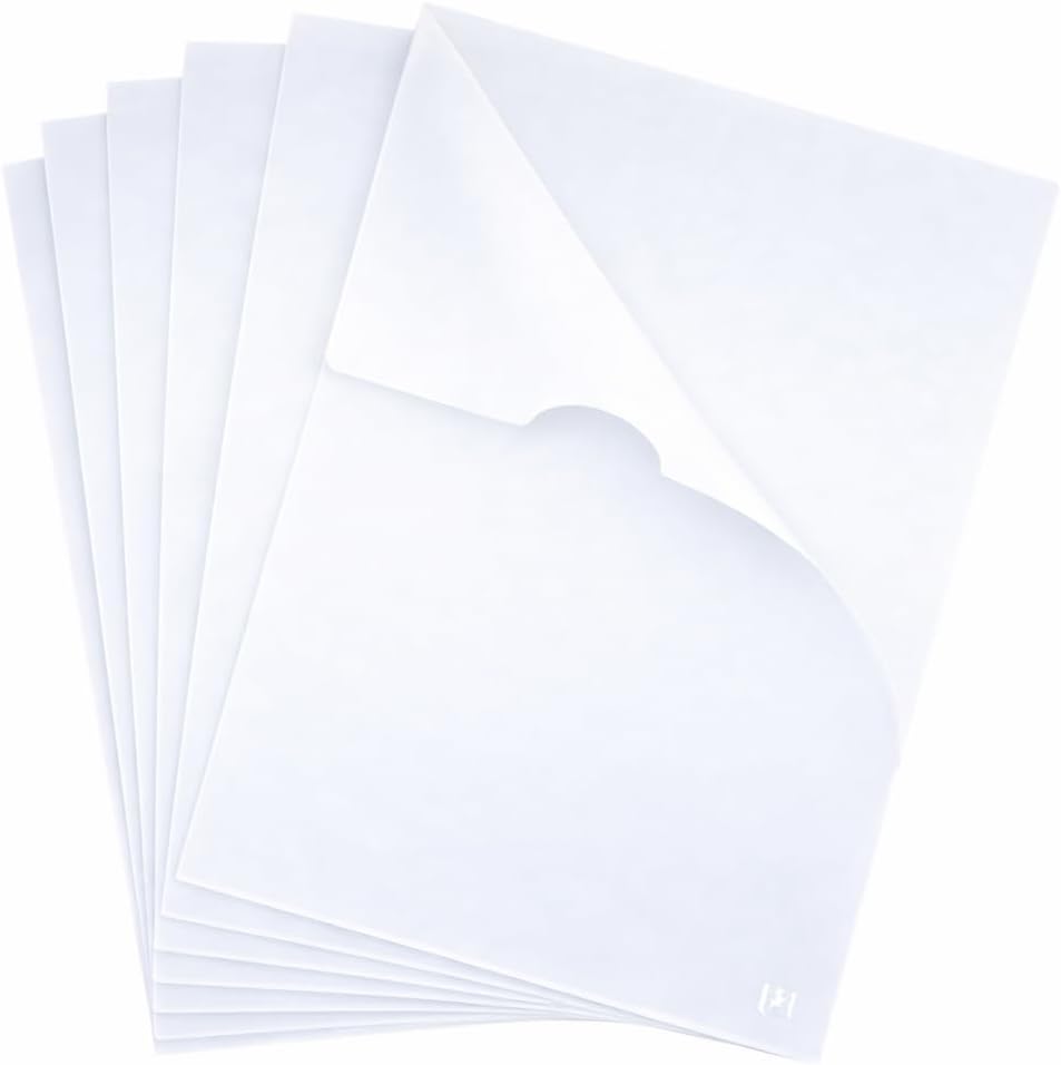 Thumbnail 1 de OXFORD Lot de 30 Pochettes Coins Plastiques A4 – 12/100e Transparent, pliables et renforcées