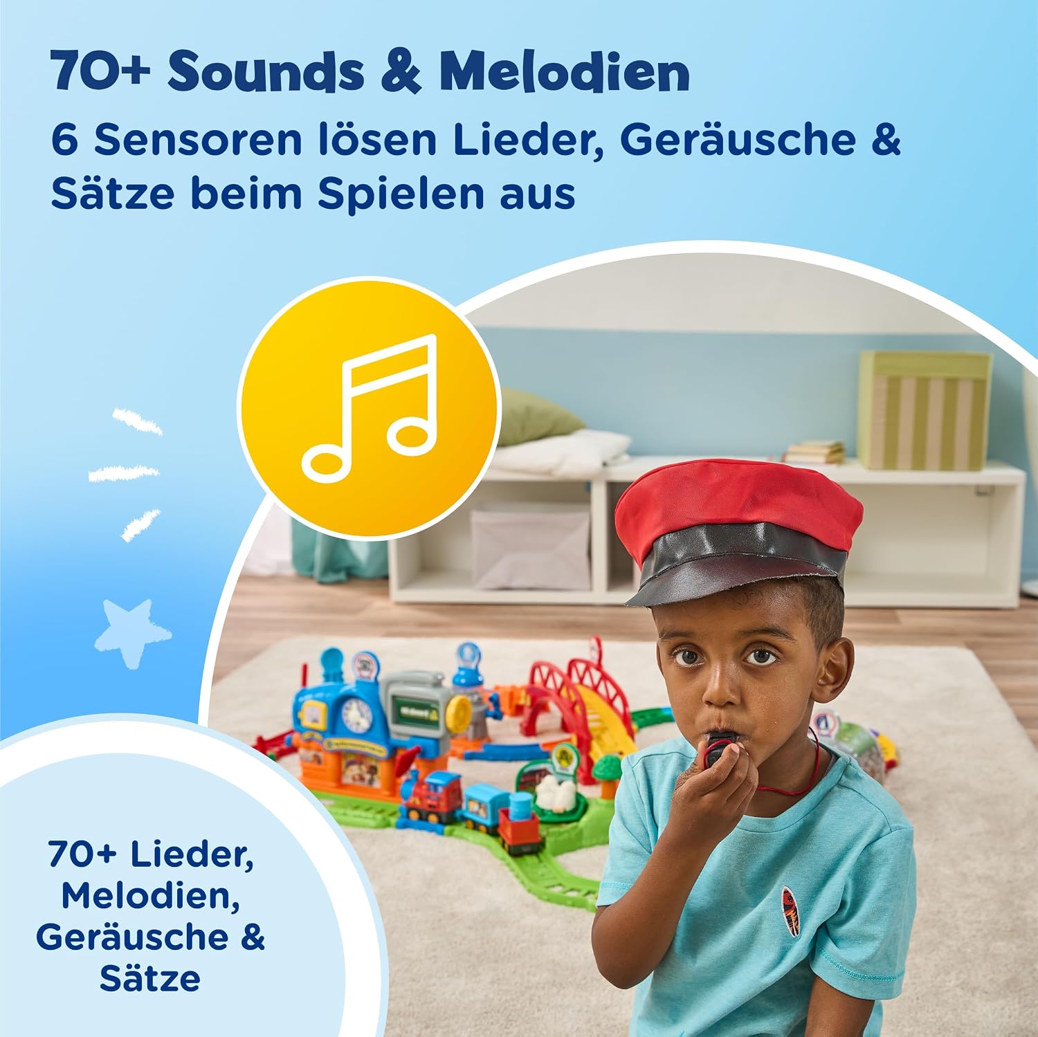 Thumbnail 4 de VTech TUT TUT Baby Flitzer Bunter Bahnhof Zug Spielset