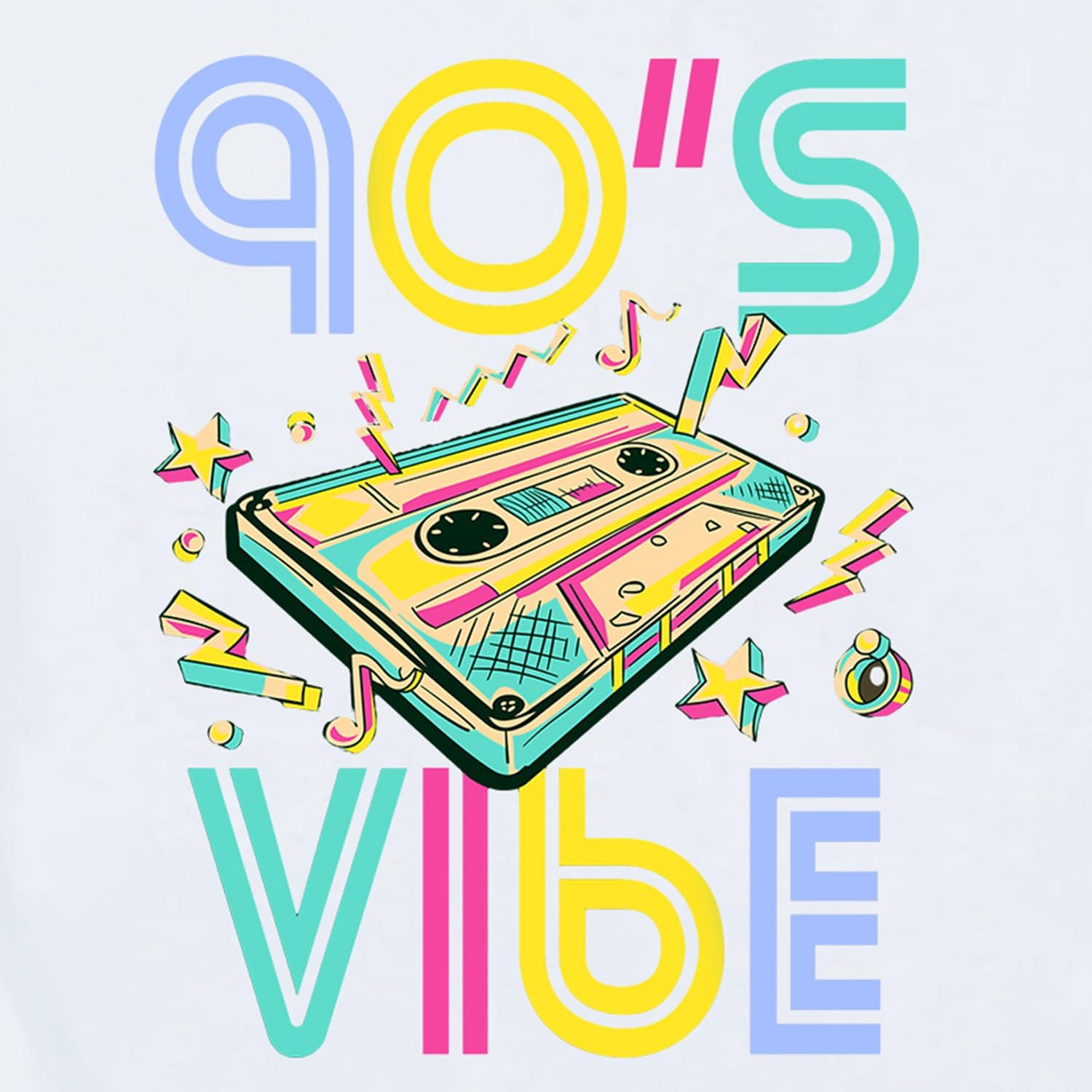 Thumbnail 5 de SUWATOIN 90s T Shirt Women – I Love The 90s Retro Tee
