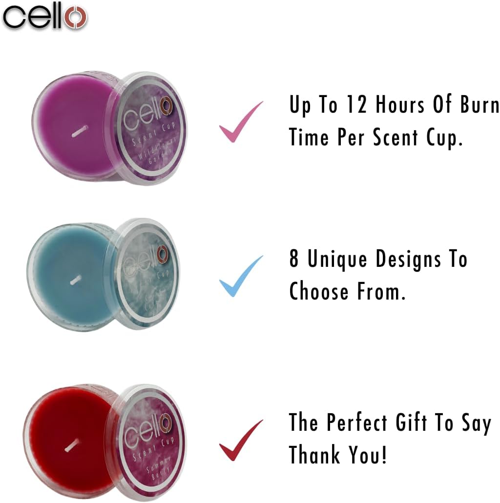 Thumbnail 1 de Cello Scent Cup Trio – Thank You Gift Set (3 scented tea lights)