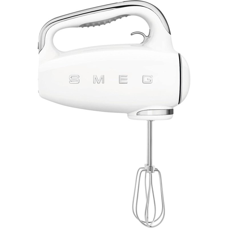 Detalle 2 de Smeg HMF01WHEU batidora de varillas para repostería 250W estilo 50’s blanca