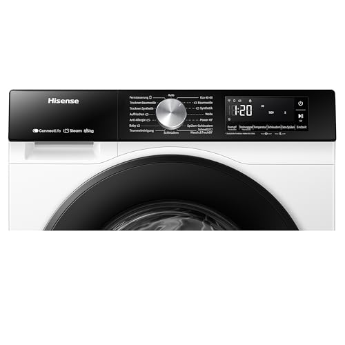 Thumbnail 6 de Hisense WD3S8043BW3 Waschtrockner – 8 kg, 54 l, JetWash, Auto Wash, Dampffunktion