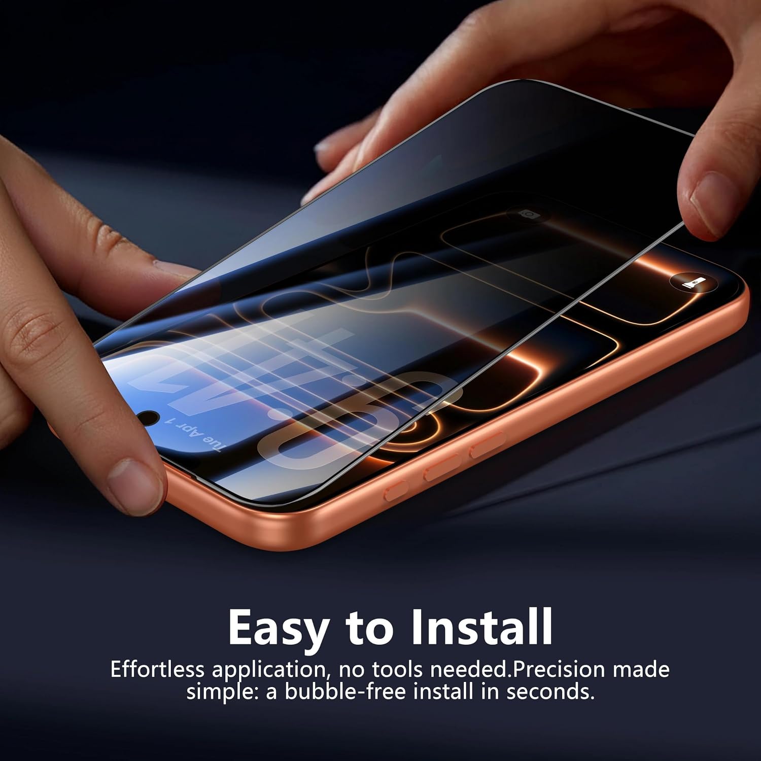 Detalle de Oterkin iPhone 17 Pro Wallet Case with Privacy Screen Protector, RFID Blocking & Kickstand