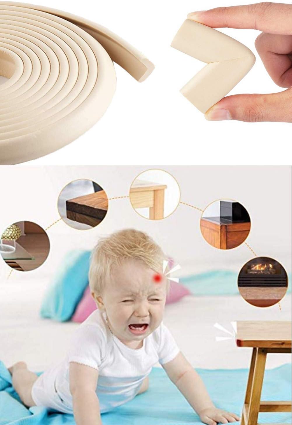 Fairy Baby Safety Edge & Corner Guards 19.7ft Accessories 🎀