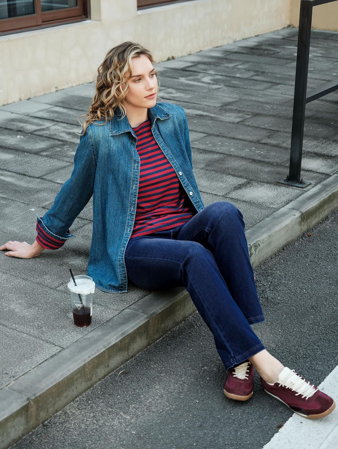 Thumbnail 2 de Rammus Straight Leg Jeans for Women, Pull-On Stretch Denim with Pockets