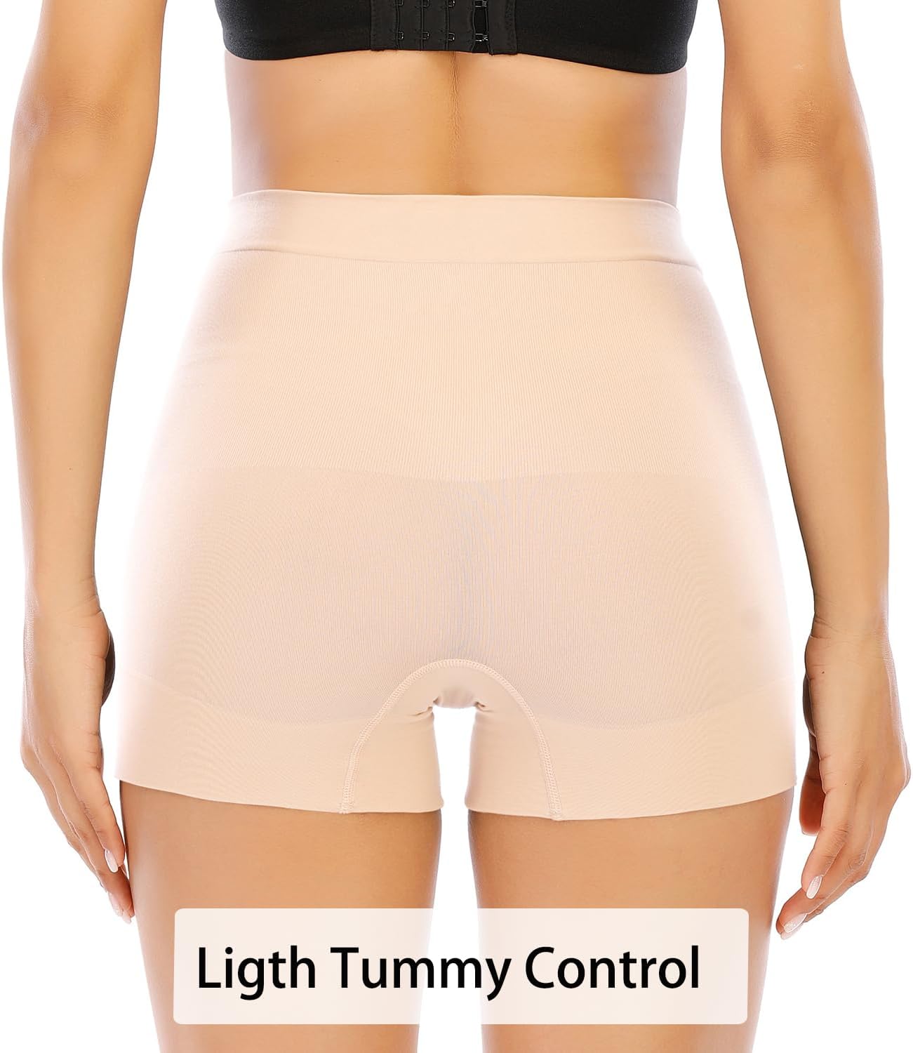 Detalle 2 de Womens Seamless Shaping Boyshorts Panties: Light to Medium Waist Control, No-Dig Comfort