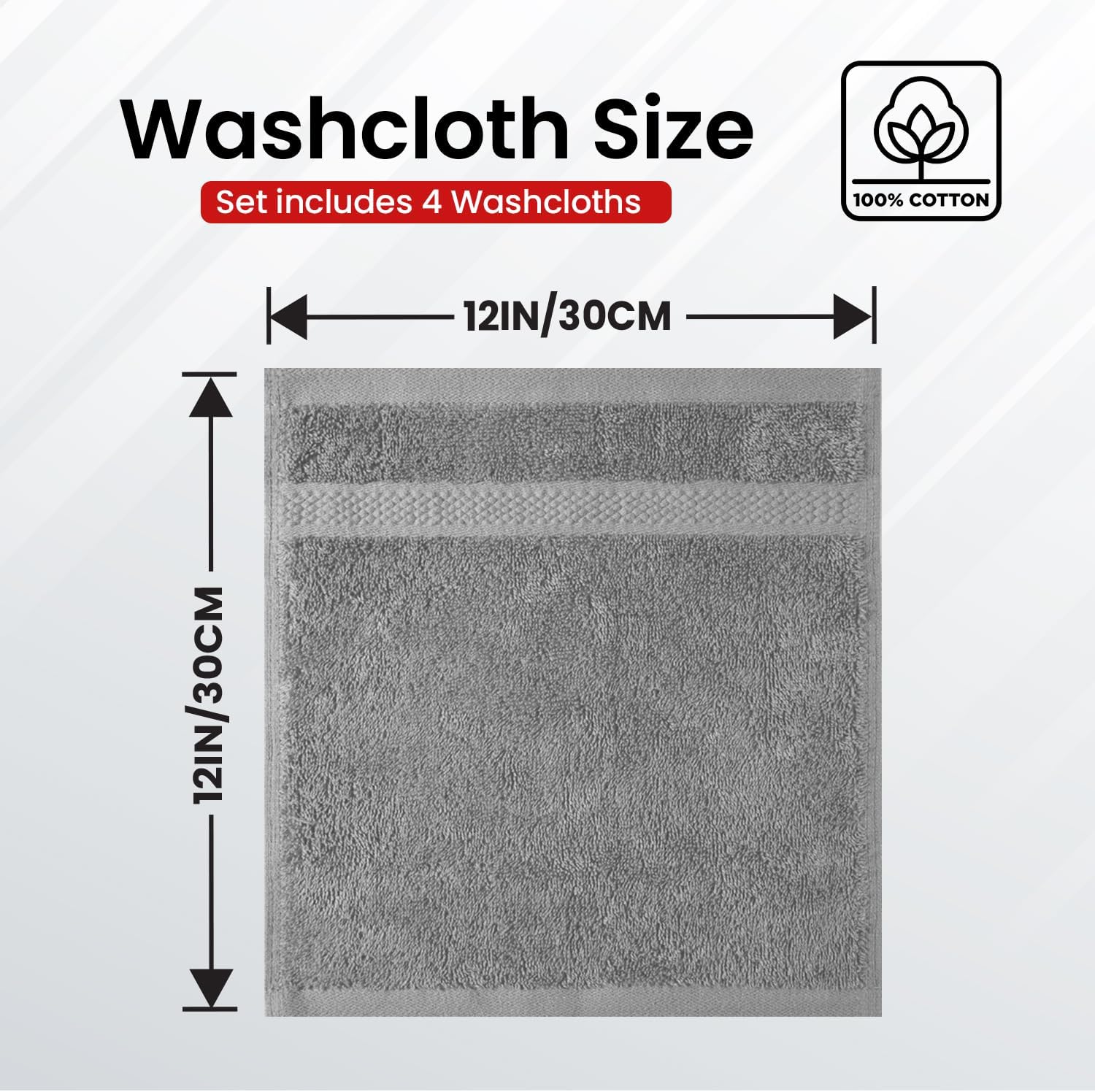 Detalle de Infinitee Xclusives Washcloths 13x13