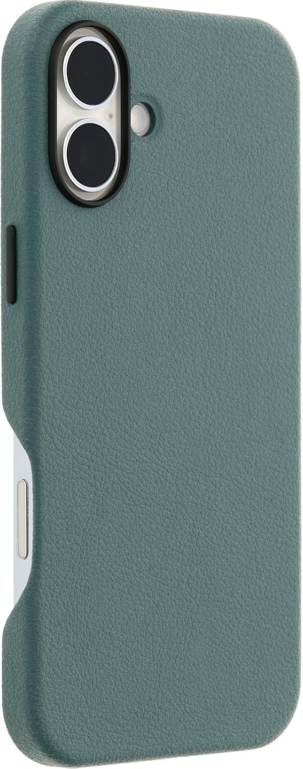 Thumbnail 3 de OtterBox Symmetry Series Cactus Leather MagSafe per iPhone 16 Plus – Custodia ultrasottile, antiurto, verde