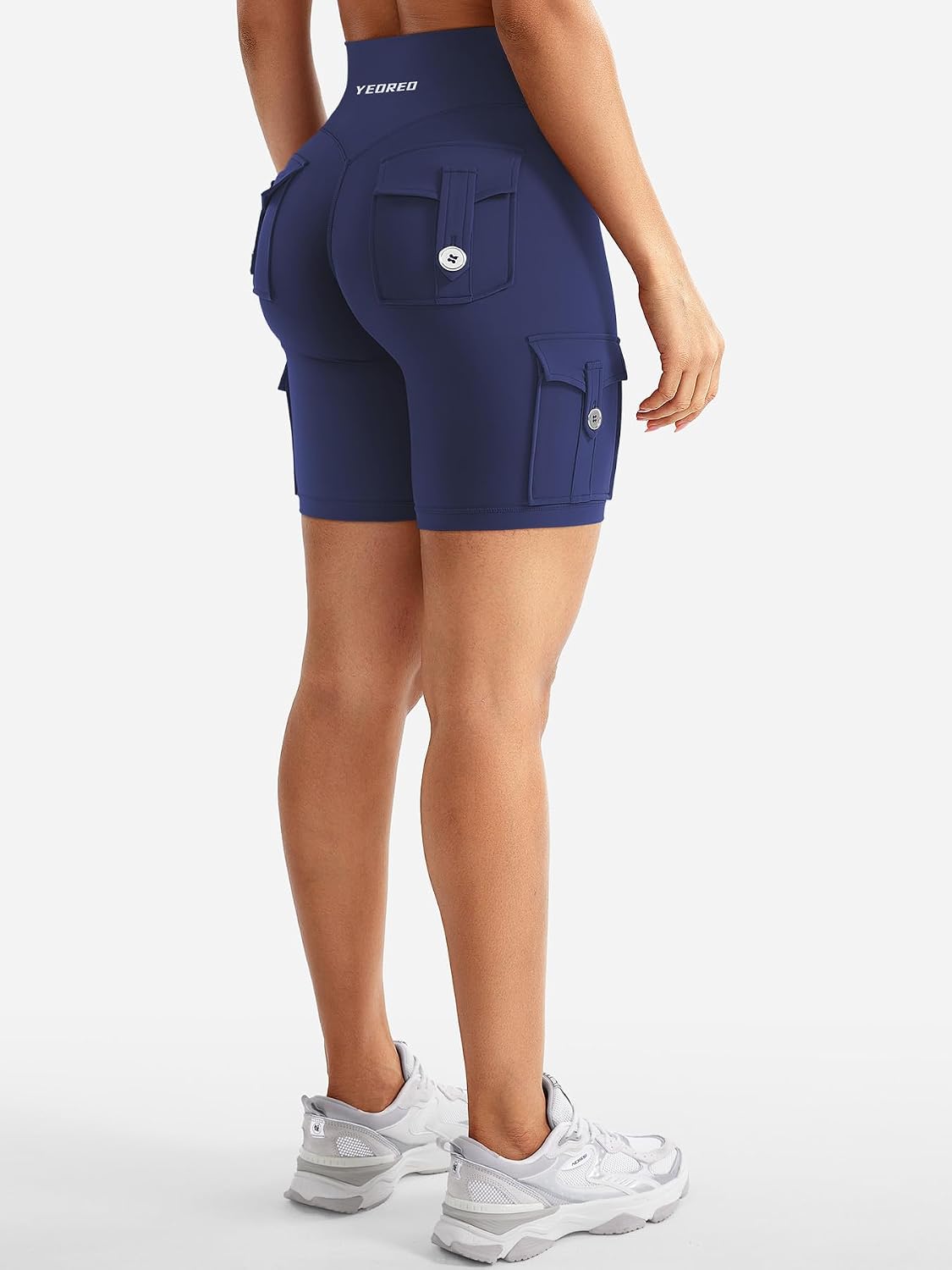 Detalle 2 de YEOREO Cargo Workout Shorts 8-Inch