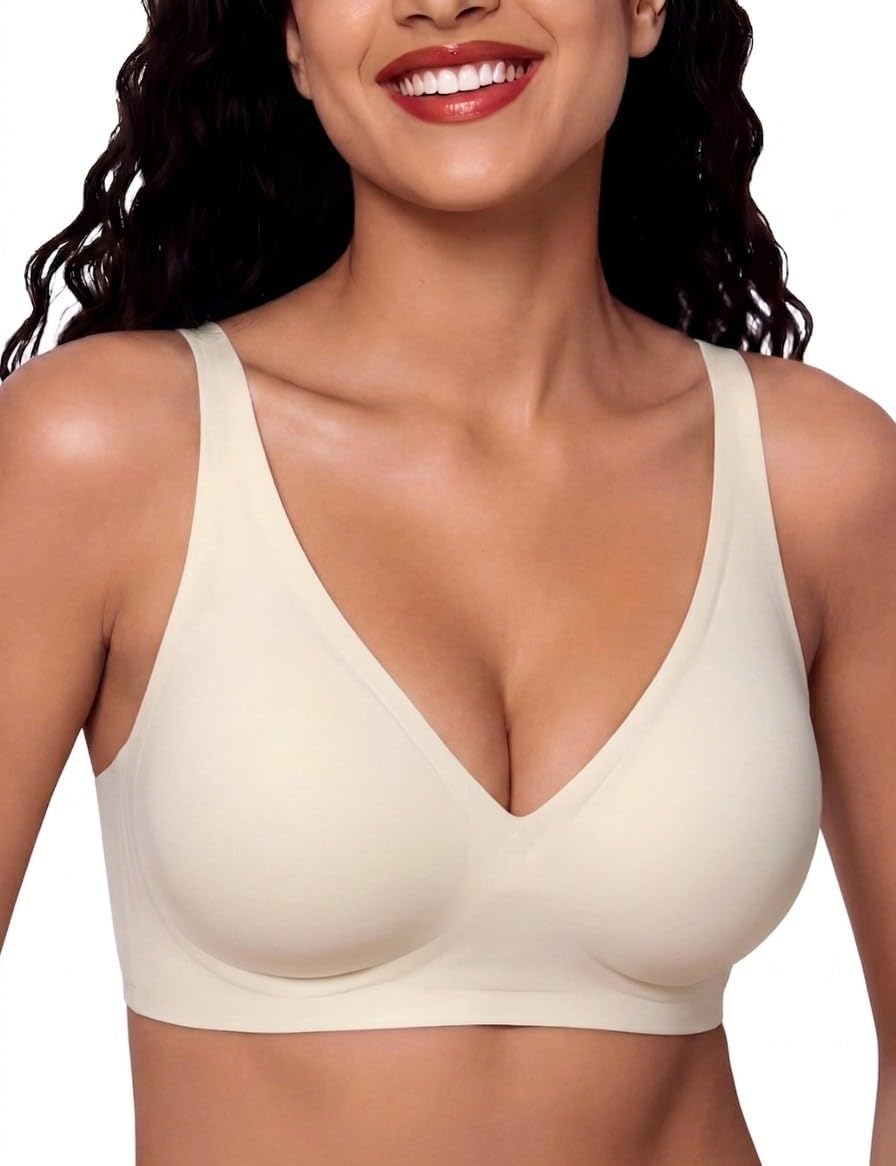 Thumbnail 6 de Bresdk Soutien-Gorge Push-Up sans Armatures – Décolleté en V profond et Maintien Optimal