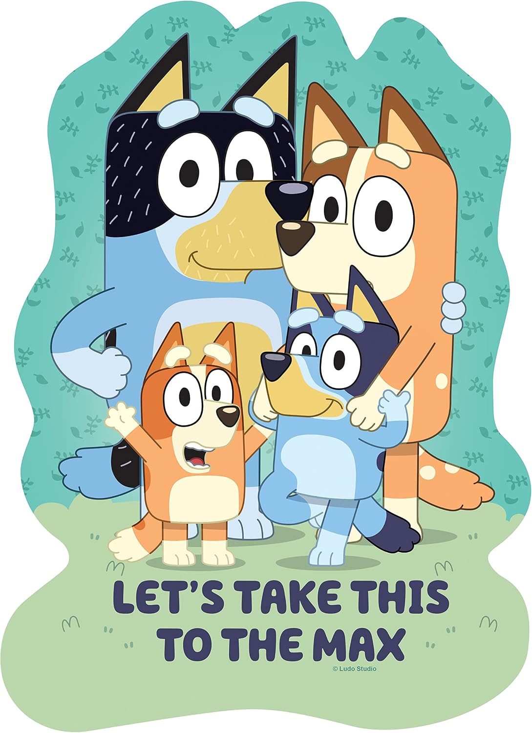 Detalle de Ravensburger Bluey 4 Large Shaped Jigsaw Puzzles (10–16 pieces) for Kids aged 3+