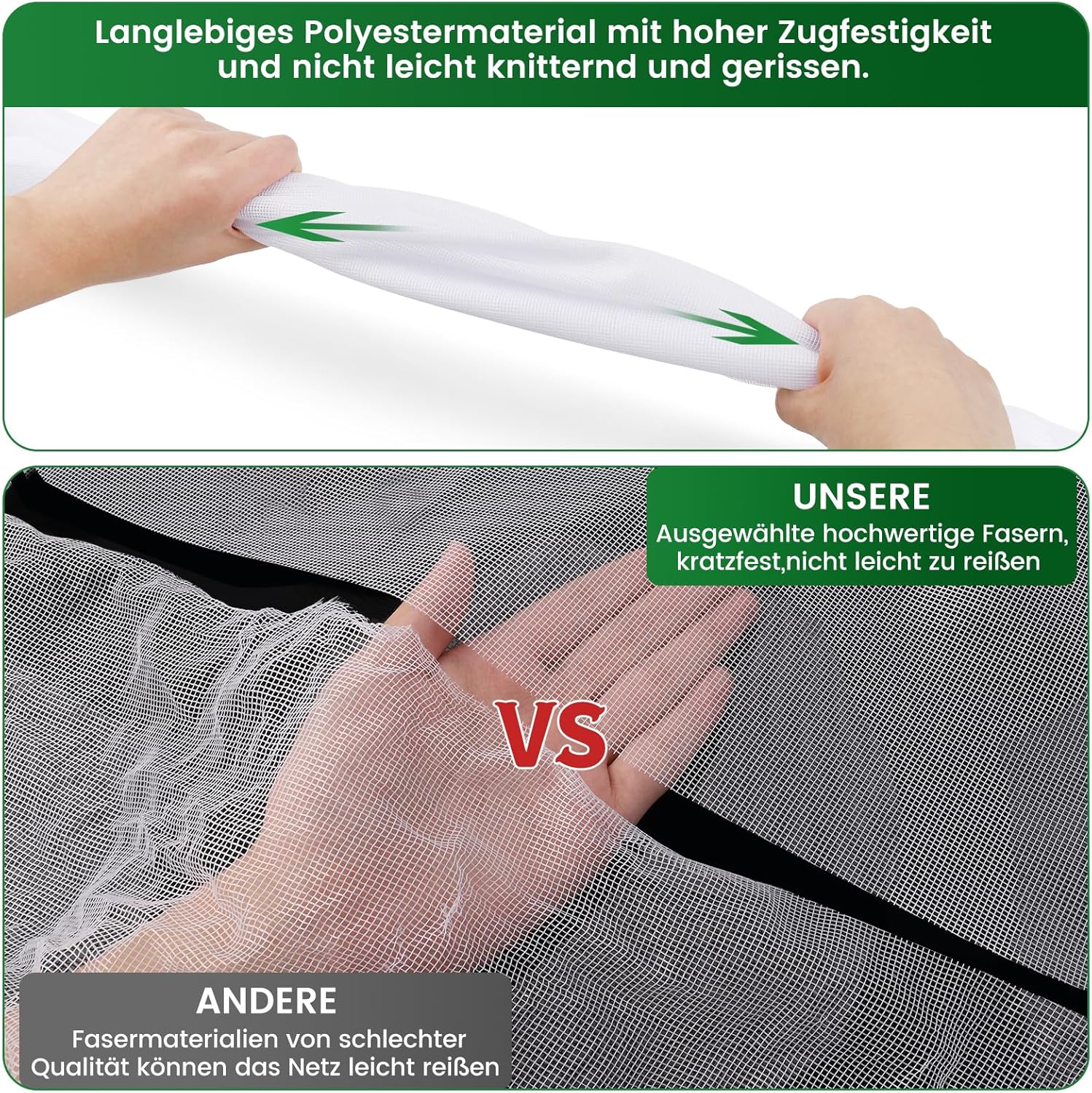 Thumbnail 2 de Zanzariera Finestra 2 Set 150 x 180 cm Bianco – Installazione rapida, senza forature