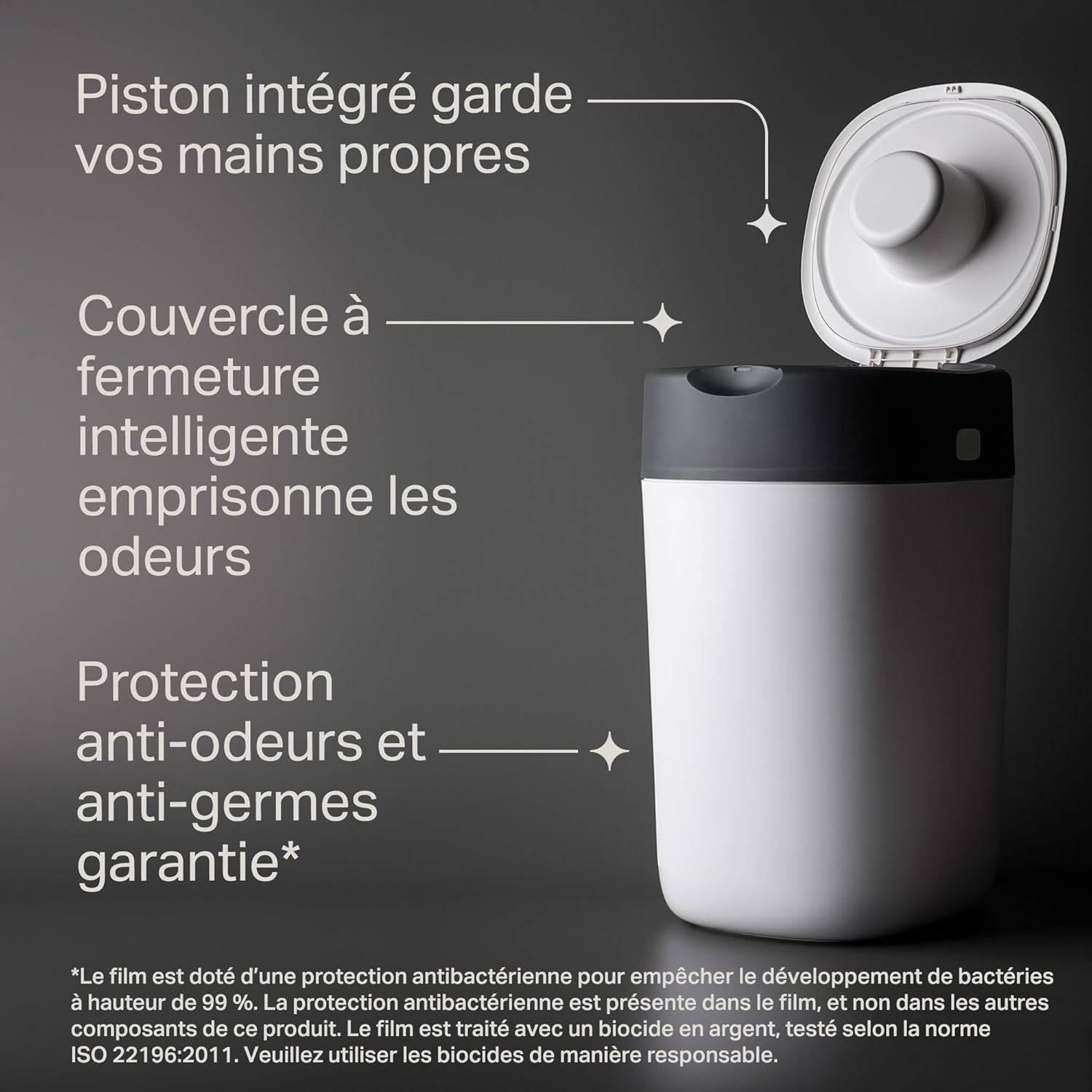Thumbnail 4 de Tommee Tippee Twist & Click – Poubelle à couches avec pack exclusif et 2 recharges incluses