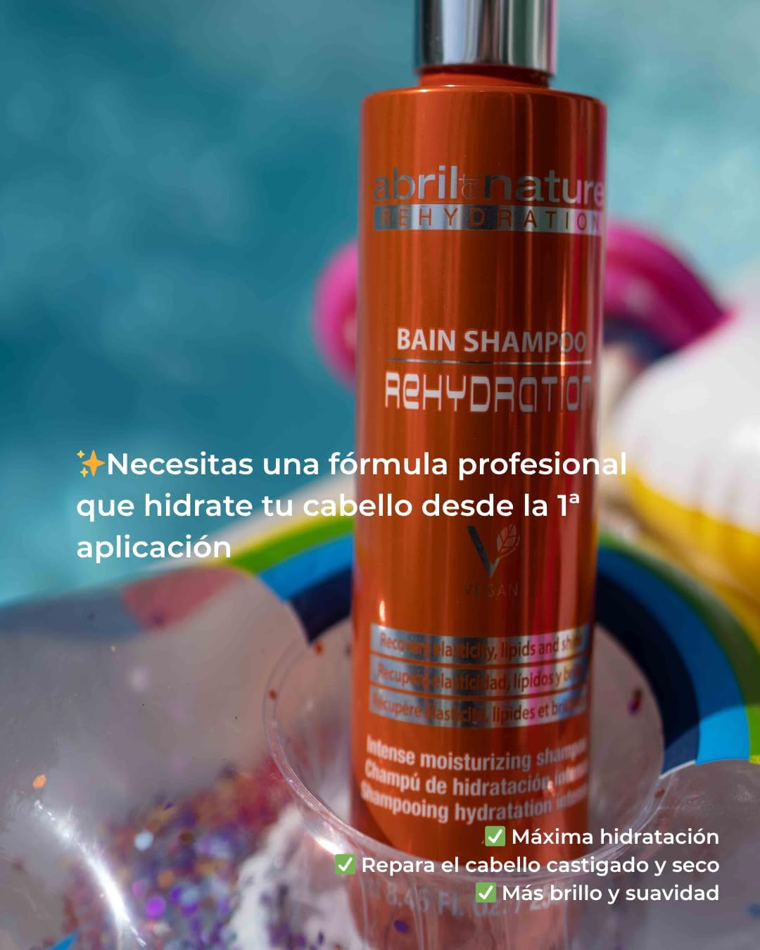 Thumbnail 2 de abril et nature Rehydration maschera per capelli secchi, massima idratazione, trattamento professionale da 1000 ml