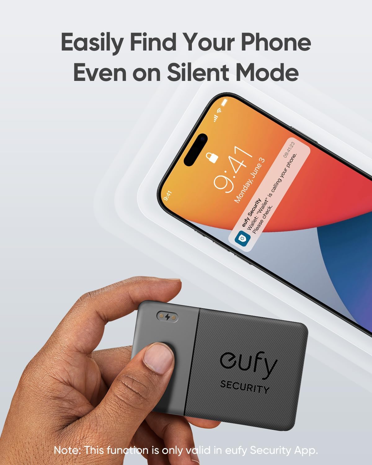 Thumbnail 8 de eufy Security SmartTrack E30 👜📱 Recargable, Resistente, iOS